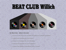 Tablet Screenshot of beat-club-willich.de